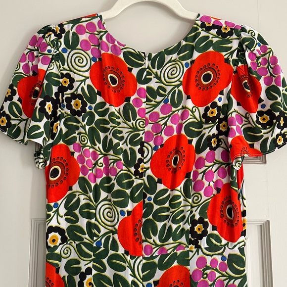 RHODE Lulani Red and Pink Floral Maxi Dress - Picture 5 of 6